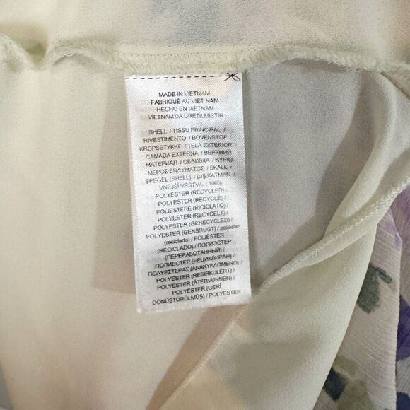 Lauren Ralph Lauren * Ruffled Floral Watercolor Maxi Dress | Size 8 - Picture 9 of 12